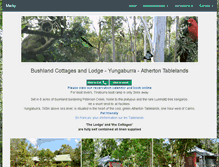 Tablet Screenshot of bushcottages.com.au
